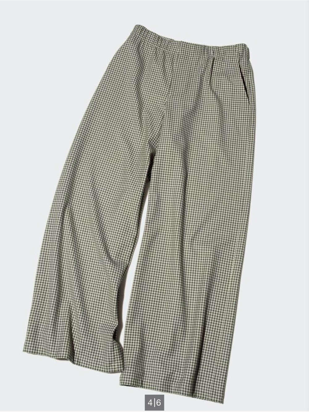 Uniqlo :C Easy wide pants gingham check